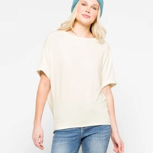 Verna Dolman Sleeve Knit Top